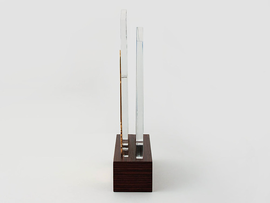Corporate souvenir "Tandem of metal and glass"